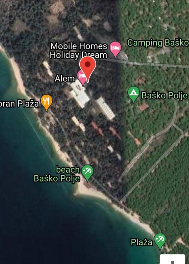 Oaza Mira Mobile Houses - Camp Basko Polje #Bestoffer 巴什卡沃达 外观 照片